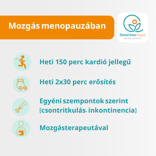 Mozgás menopauzában - Életmód Orvosi Központ